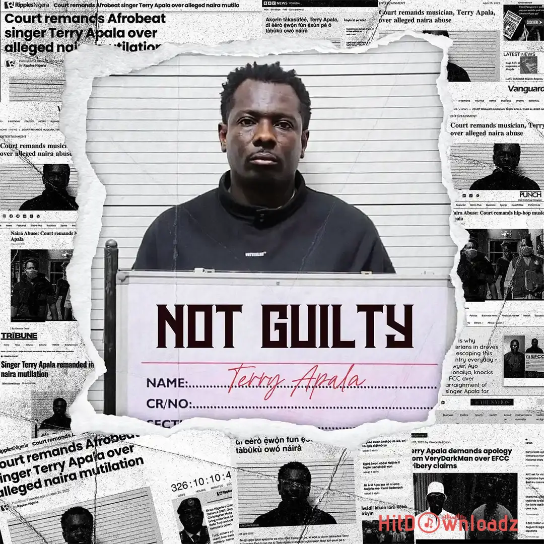 Terry Apala - NOT GUILTY Cover Art