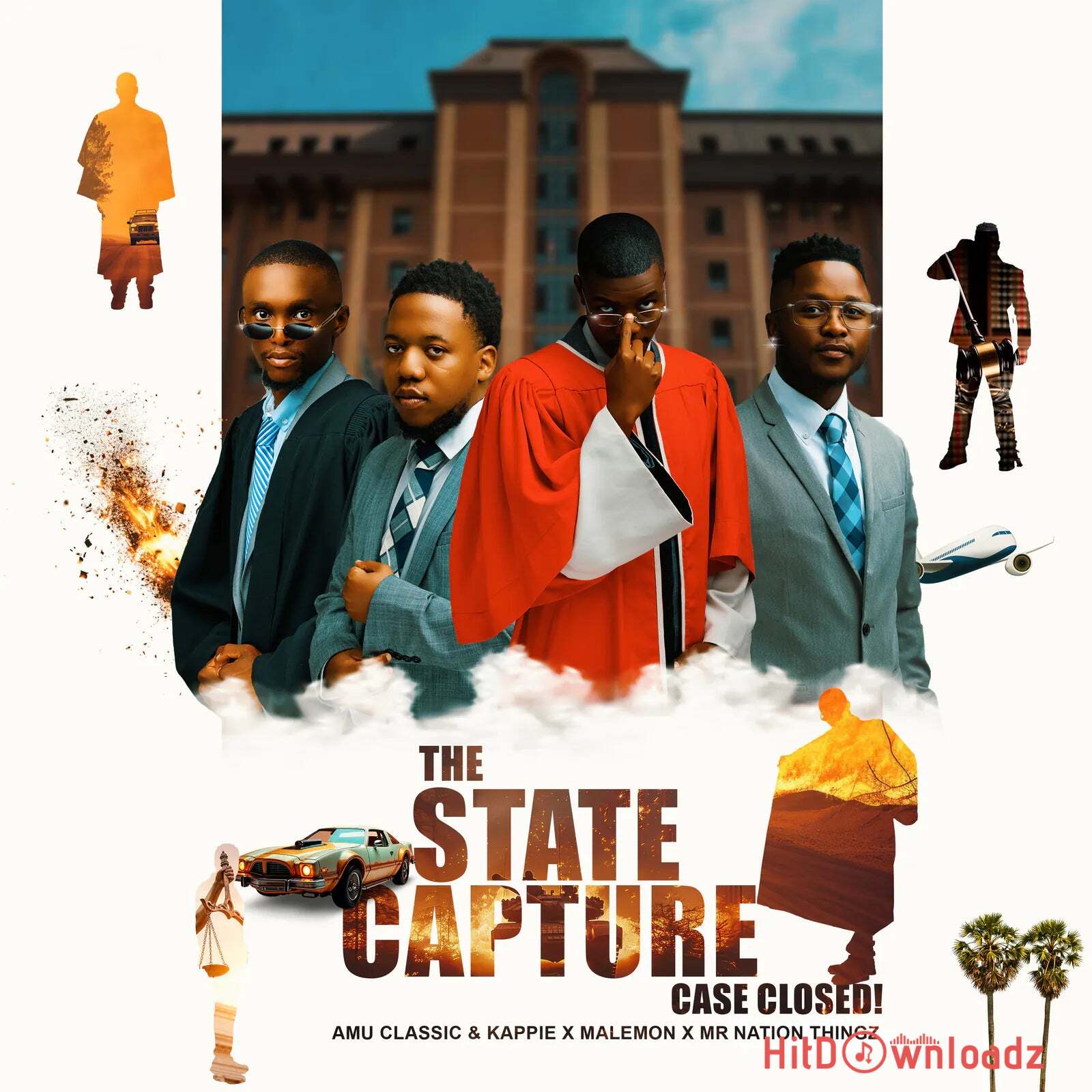 Amu Classic - Case Closed! ft. Kappie, Malemon, Mr Nation Thingz, Leandra.Vert, Tee Tee SA & Thuske SA Cover Art