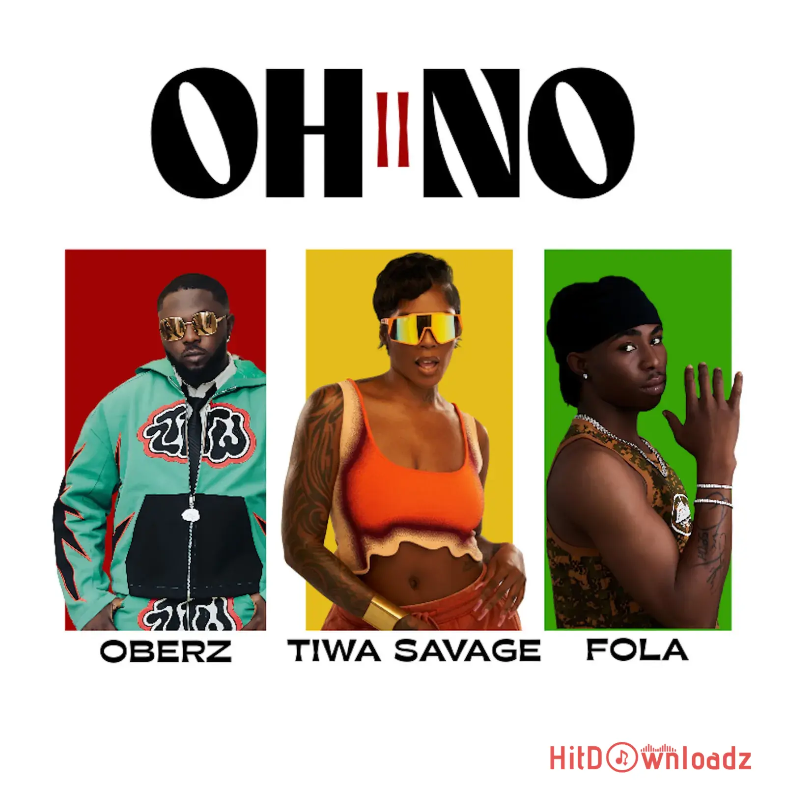 Oberz – Oh No II ft. Fola & Tiwa Savage Cover Art