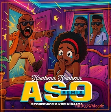 Kwabena Kwabena - Aso II ft. Stonebwoy, Kofi Kinaata Cover Art