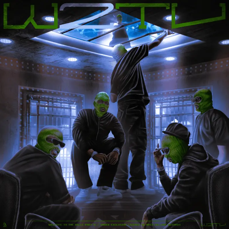 Apex Village - HU$TLE ft. JeriQ, PsychoYP, Azanti, Thrill Max Cover Art